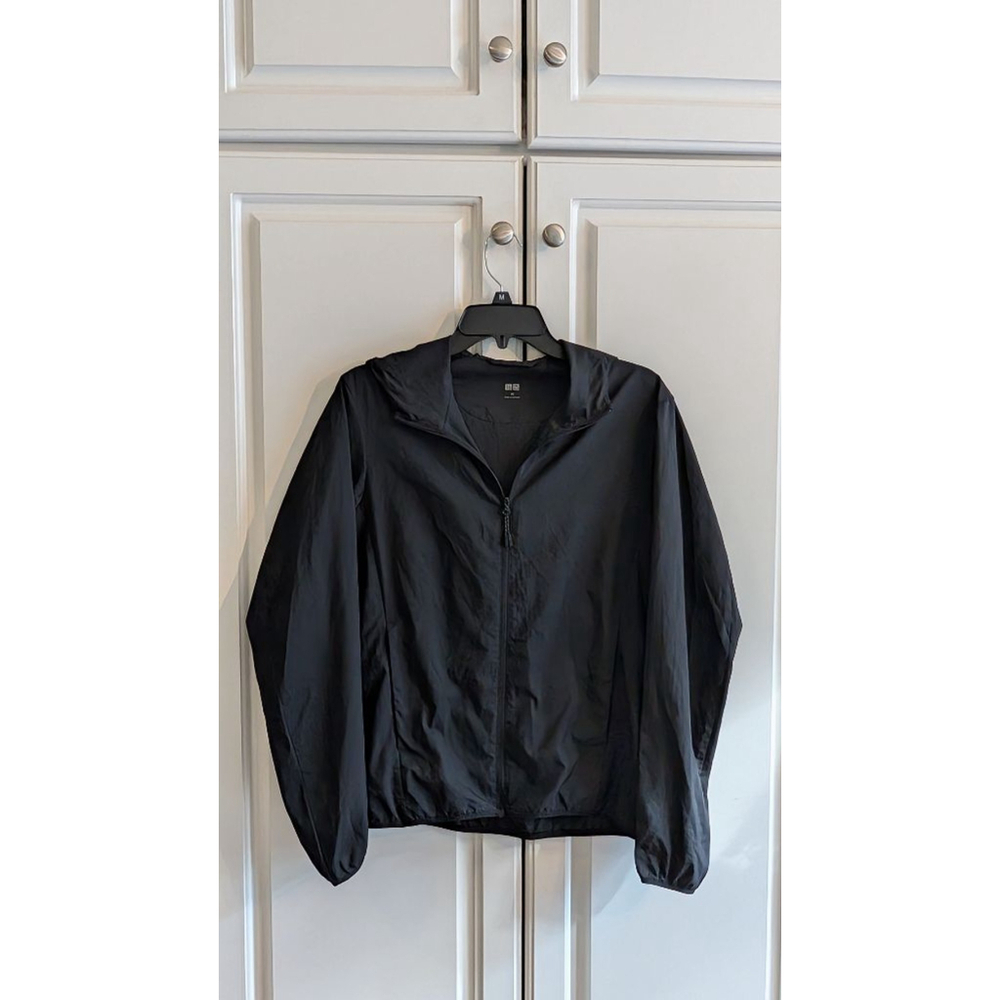 Women's UNIQLO Black Hooded Full-Zip Jacket XS